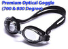 Premium Reflective Swimming Goggles (Optical Degree Prescription / Normal Vision)