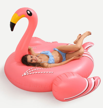 Yellow Beak Flamingo Float