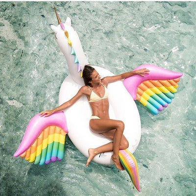 Rainbow Pegasus Float